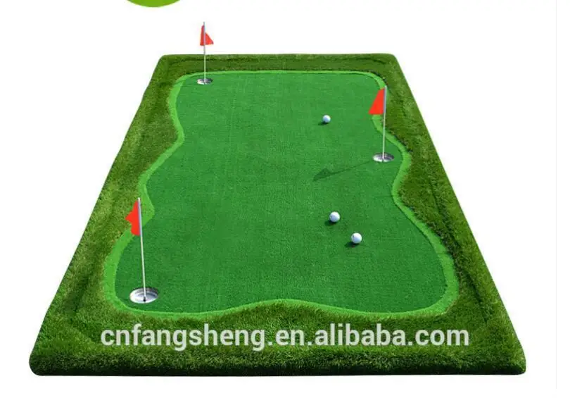 New design customized size Mini Green Golf putting green mat