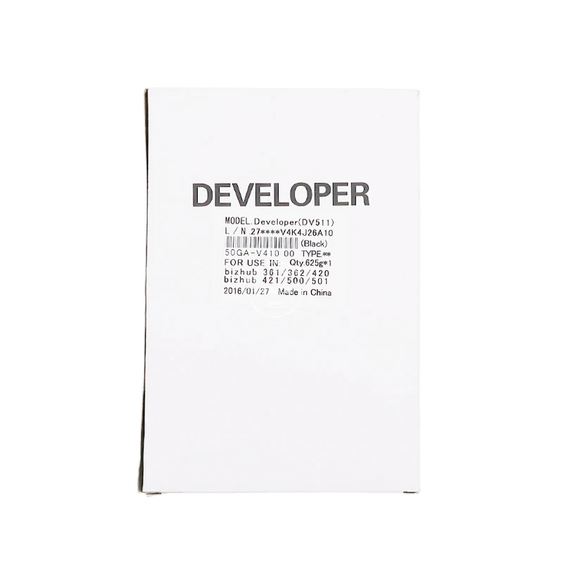 Bizhub 420/500/421/501/360/361 Developer DV511 Developer Unit Konica Minolta Printer Spare Parts