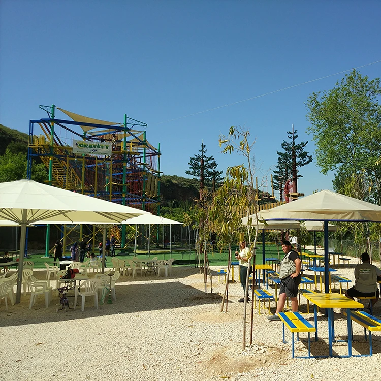 Kids Playground Games High Safety Trampoline Ropes Course Adventure Indoor Amusement Park