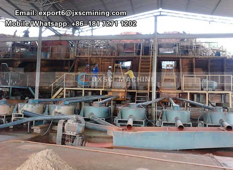 Gravity Mineral Separator Mini Gold Concentrator  Centrifugal  in Africa