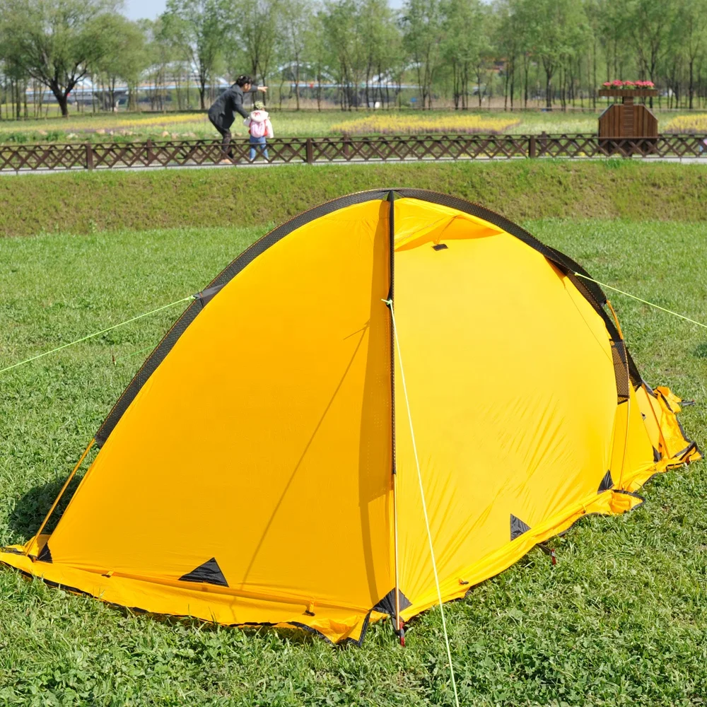 
High-end 2 Person 4 Season 20D Lightweight Alpine Tent for Backpacking Camping Hiking Climbing Travel with a Living Room 