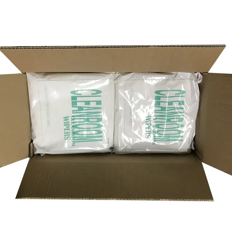 
Hot Sell Super Absorbent Dustfree 1009 dle Polyester Cleanroom Clean Wiper 9inch 