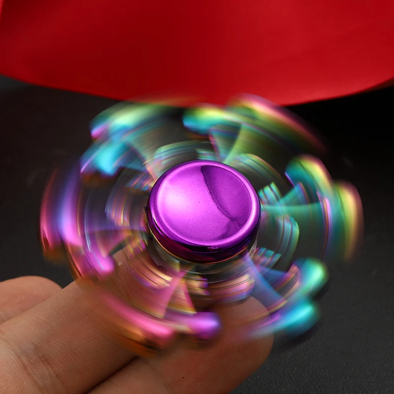 
Round Hand Spinner Anti Stress Fidget Toys Fingertip Gyro Decompression Fidget Spinner Cool Gifts Fast Shipping 