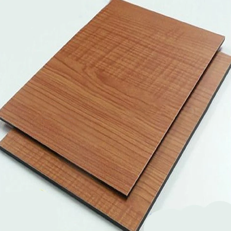Aluminum Composite Panel Faux Wood Wall Cladding