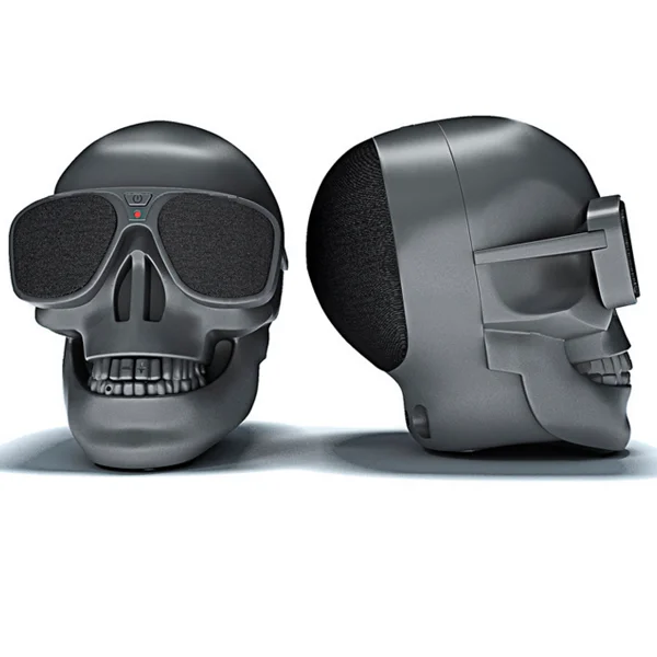 Cool Gadgets 2017 New Professional Wireless Soundbox Portable Skull Blue Tooth Speaker for Halloween Gifts