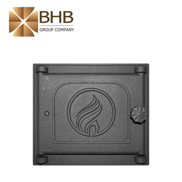 
Attractive designs long-life fireplace cast iron stove door 