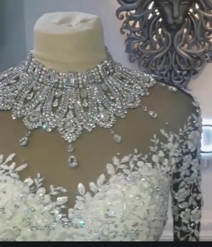 Vestido  Novio Brand  Sexy Off Shoulr Backless Bridal Gowns Lace Mermaid Wedding Dresses Online Africa Fish Tail Bridal Dress