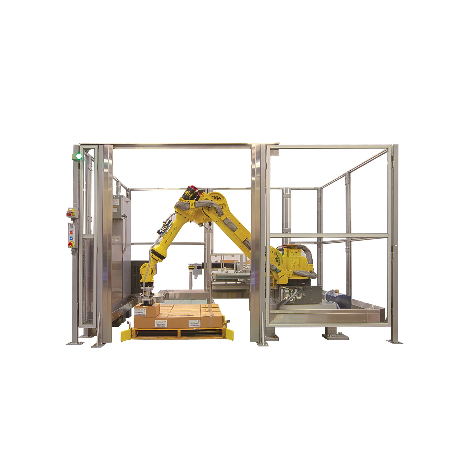 Automatic robot palletizer for water bottle