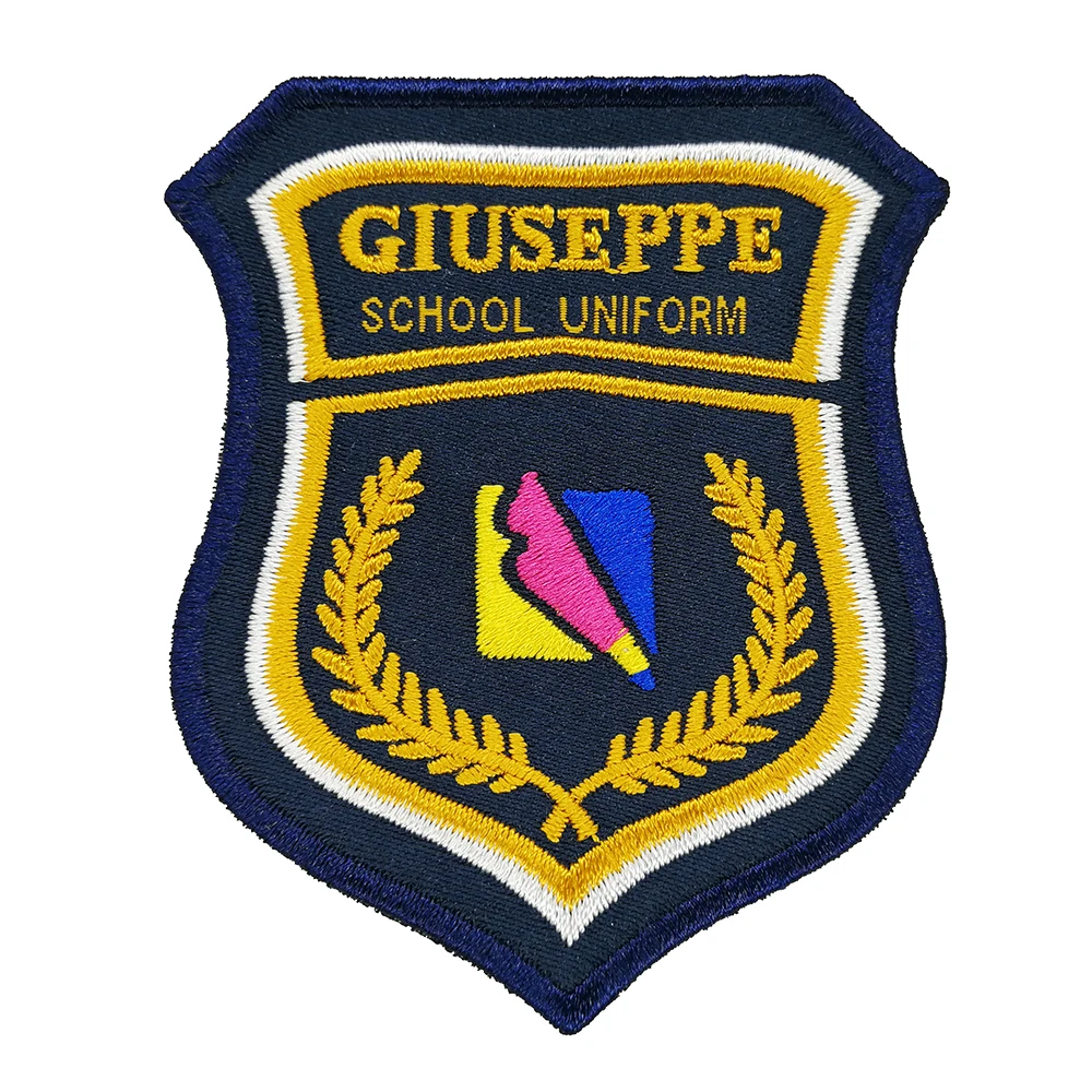 university logo patches, university embroidery patch, college embroidered patch