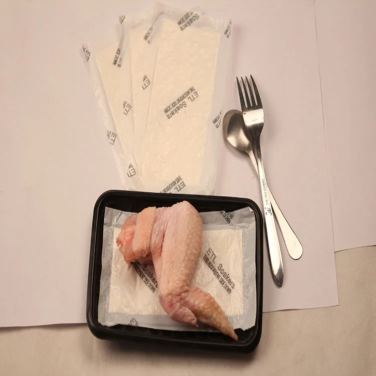 Индивидуальные размеры ткань материал одноразовые абсорбент мясо Soaker колодки для пищевой упаковки