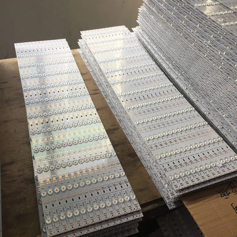 12V Rigid led strip light with lens diffuse Reflection SMD3030 12leds per meter led lattice back light 3030 module bar