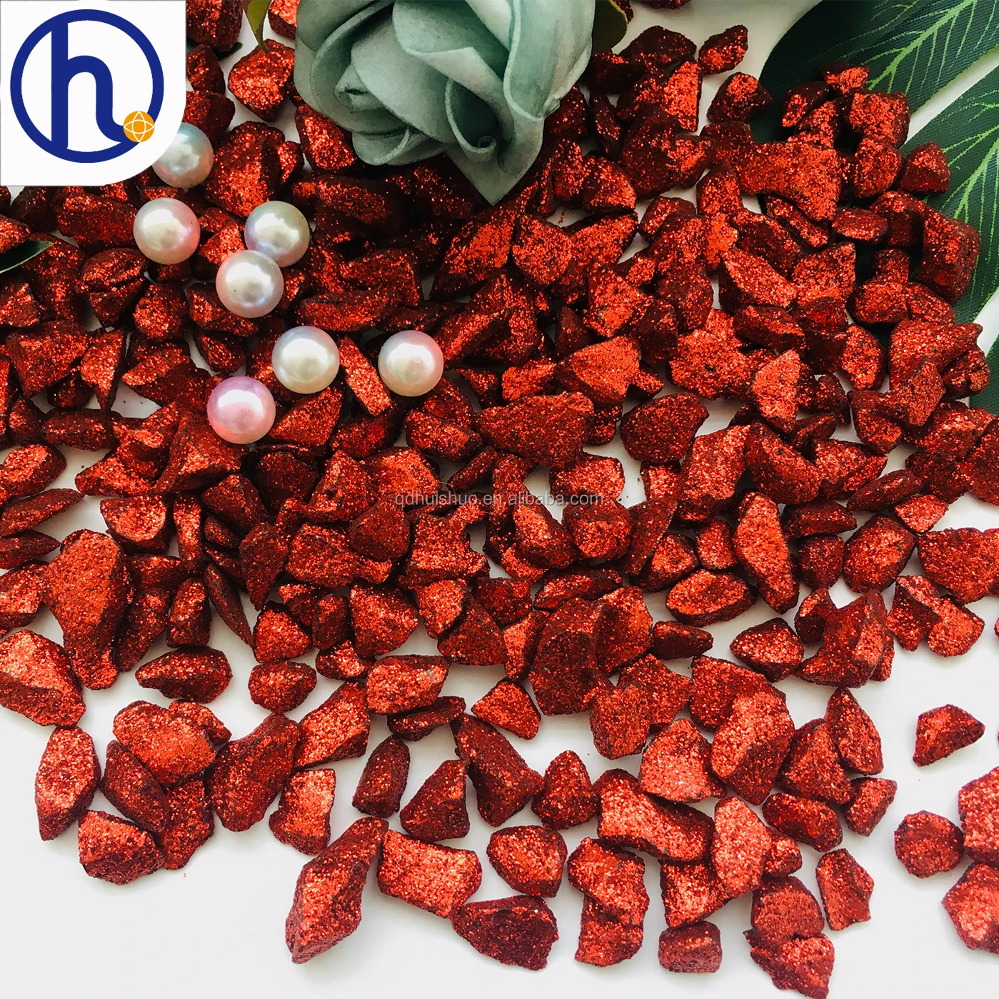 
wholesale Stained crushed glass granule 