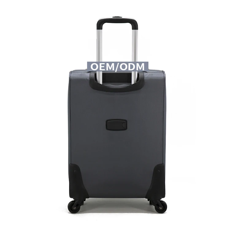
Factory 20 24 28 32 Soft Nylon Custom Carry-on Wheeled Expandable Travel Trolley Suitcase Luggage Bag 