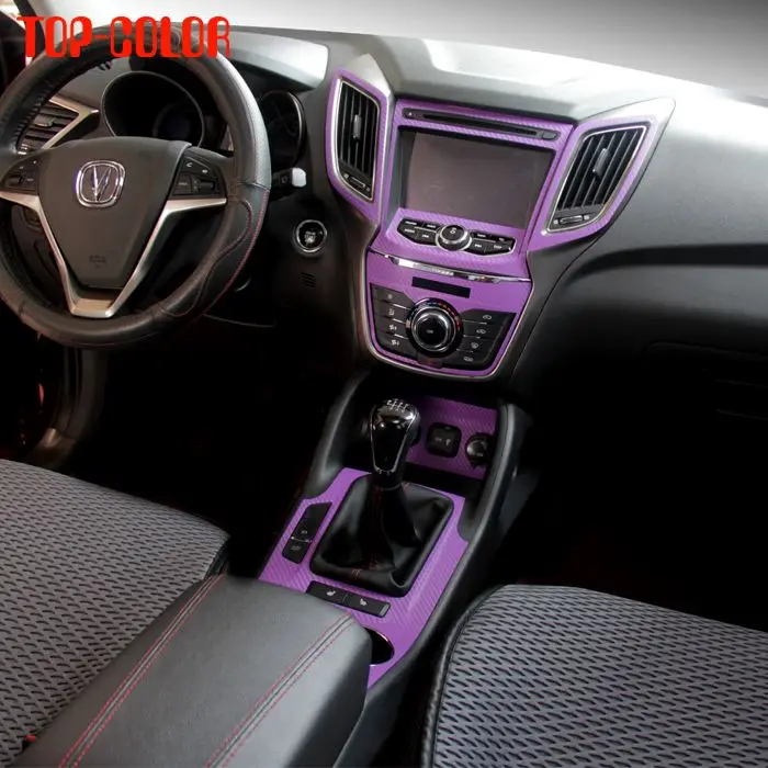 2024 3D 5D 6D PVC Carbon fiber wrap vinyl white black blue yellow purple pink color Car Vinyl