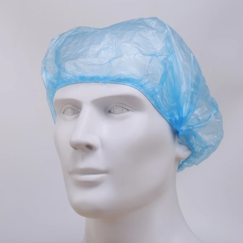 
cheap plastic material disposable shower cap for children ladies baby 