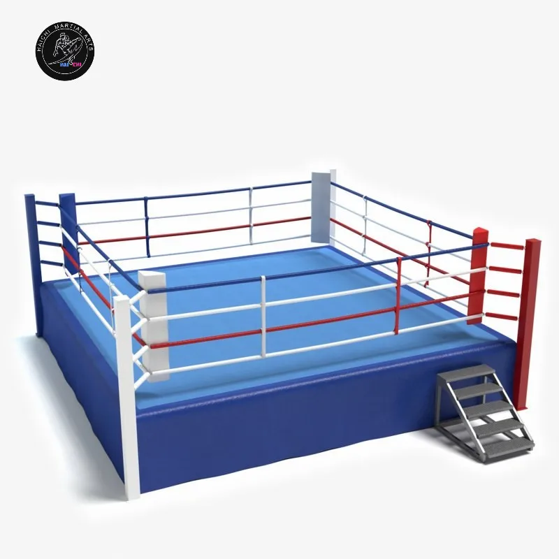Factory Sale price boxing ring canvas cover With Strong Ropes