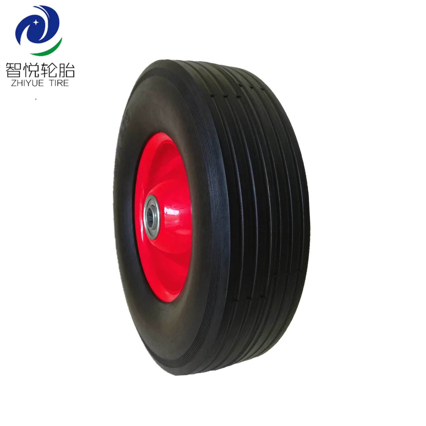 10 inch solid rubber tires 250mm rubber wheel for generator, hand truck, trolley