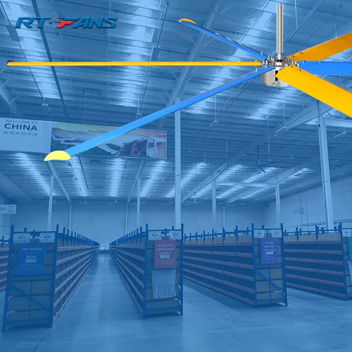 RTFANS китайский поставщик, самый продаваемый для рынка Таиланда, большой потолочный вентилятор HVLS