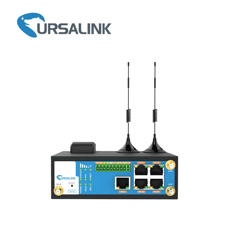  UR55 M2M сотовые роутеры с двумя sim-картами маршрутизатор 4G беспроводной E-Mark CE FCC