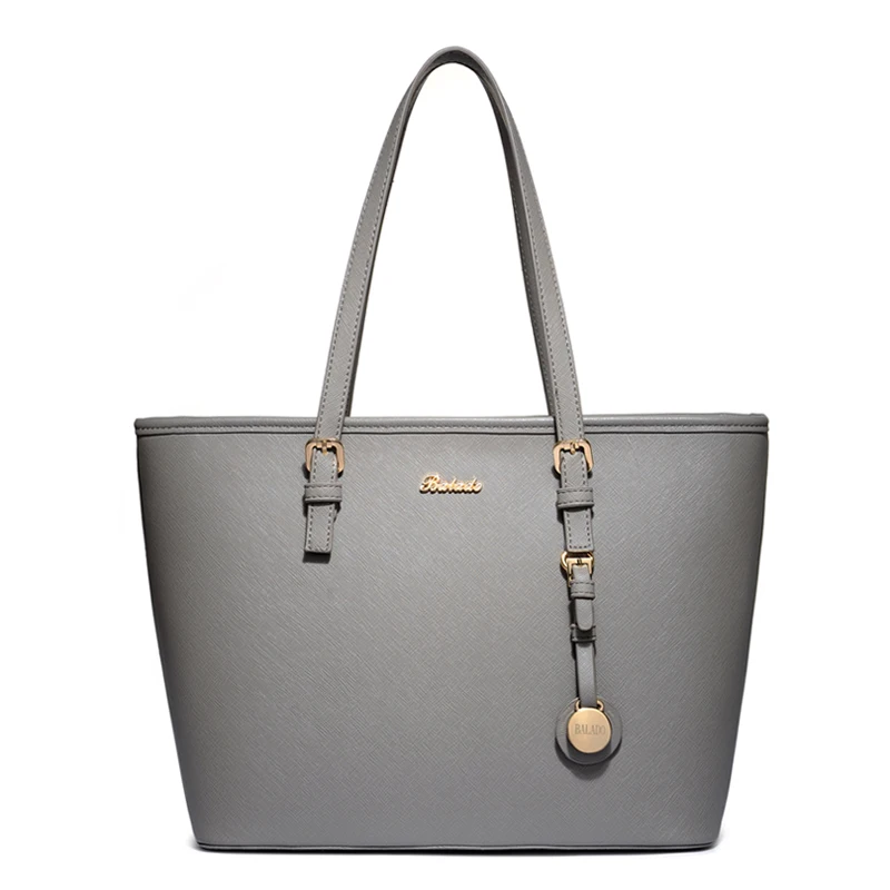 
Factory Custom OEM Handmade Design Quality 2018 Hot Sale Lady Purse Tote Bag Saffiano PU Crosshatched Leather Handbag For Women 