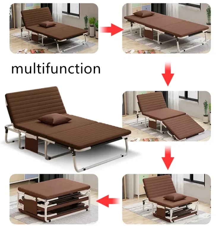 Foldable Convertible Pull Out Double Queen Size  Adjustable Living Room Furniture Sofa bed