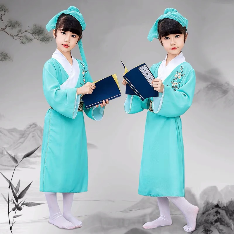 Униформа учеников из страны учеников, костюм старинного персонажа из трех предметов, детские костюмы для книг