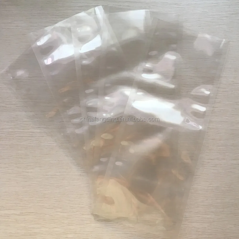 Transparent rcpp high retort-able food grade corn vacuum bag