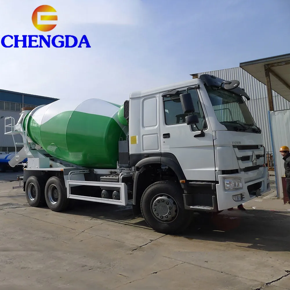 SINOTRUCK HOWO SHACMAN  6X4  6 7 8 9 M3 10 12 16 Cubic Meter Mini Concrete Mixer Chassis Cement Concrete Mixing Mix Mixer Truck