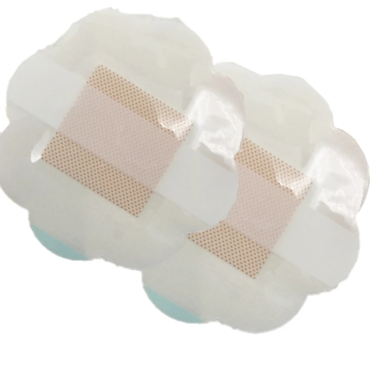 Cute flower shape Transparent Disposable Swimming Protect Infant Navel Plaster Dressing