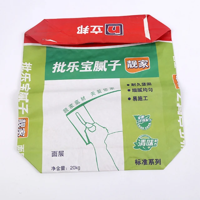 
wholesale Price 25kg 50kg Kraft Paper Valve Cement Packaging Bags 