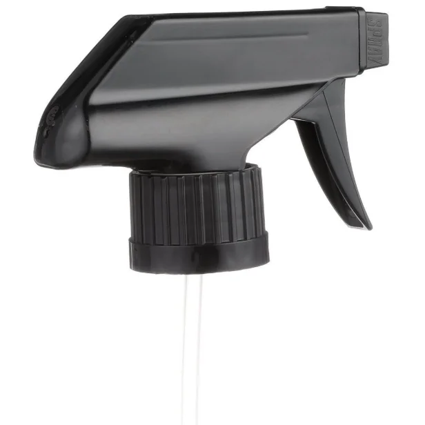 28/400 Black Plastic Trigger Sprayer Neck Finish Nozzle with Mist Spray