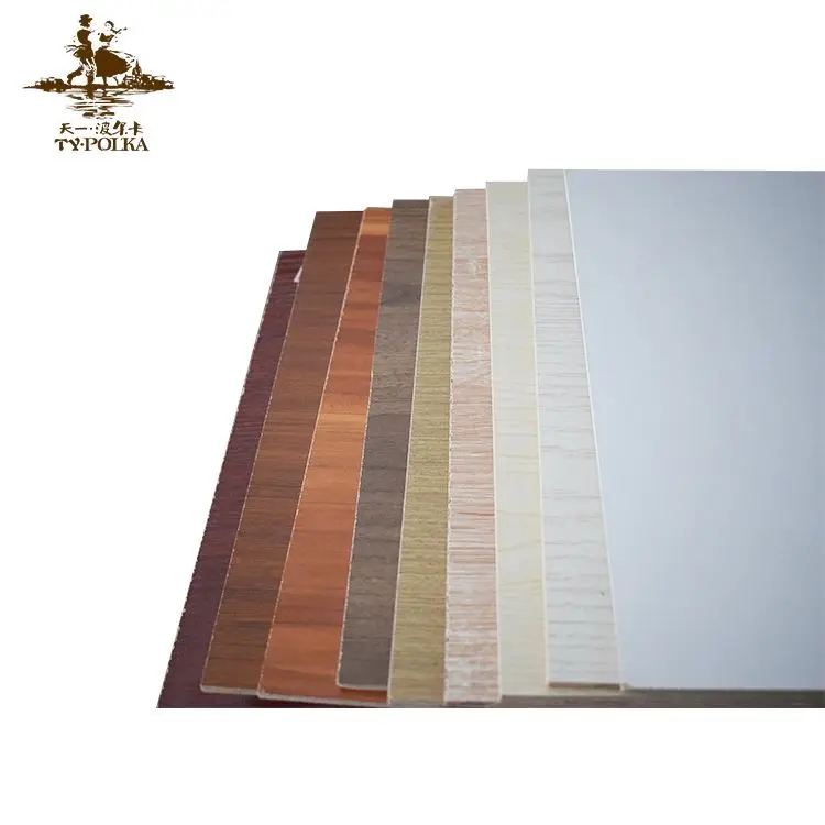 
China Sell 5mm MDF Melamine Laminated Board Plate with Cheap Price 
