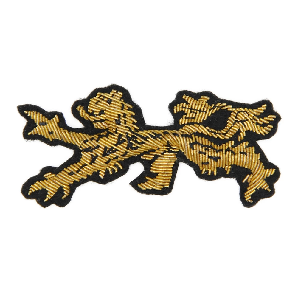 
DIRECT FACTORY MADE mini 3d cloth logo custom embroidery badge custom India patches embroidered iron on 