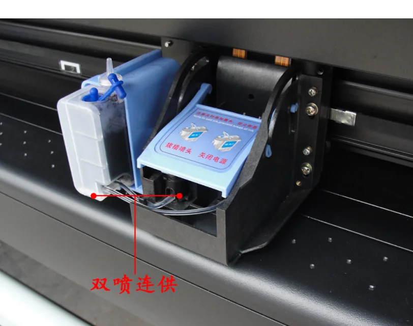 Большой формат высокоскоростной эко растворитель Чернильный плоттер машина с двойной головкой