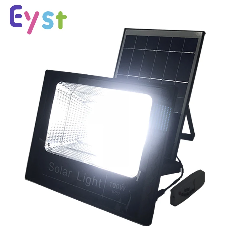 High quality wholesale outdoor waterproof energy saving IP67 100w led solar flood light