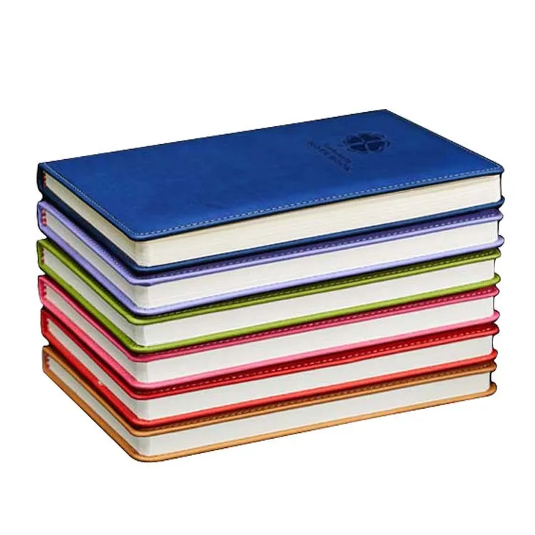 grade hardcover loose leaf notebook gift set A5 size PU leather notebook customized LOGO