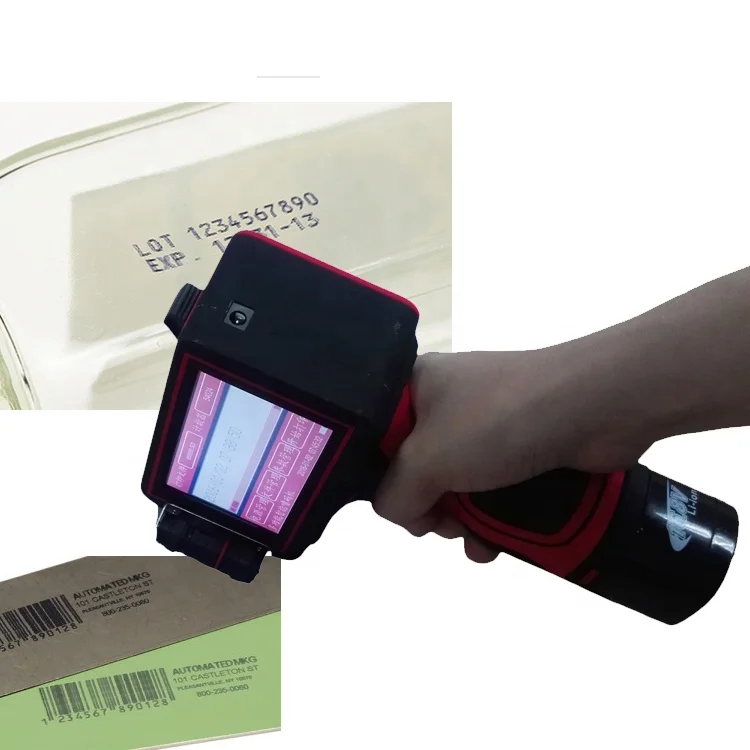 Global Hot Sale Portable Inkjet Printing Machine Peen Marking Printer with High Resolution Touch Screen