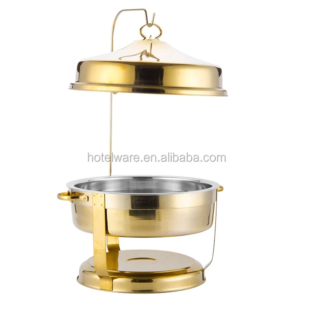 Новое обслуживающее оборудование для отеля, круглая тарелка из нержавеющей стали золотого или серебряного цвета с крышкой
