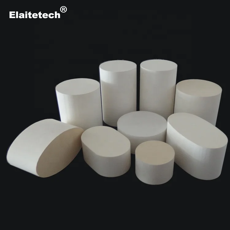 PGM coated cordierite ceramic honeycomb carrier substrate monolith catalyst support