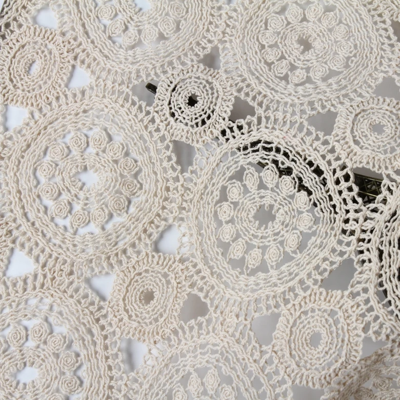 New arrivals chemical indian gupure embroidery water soluble lace fabric online