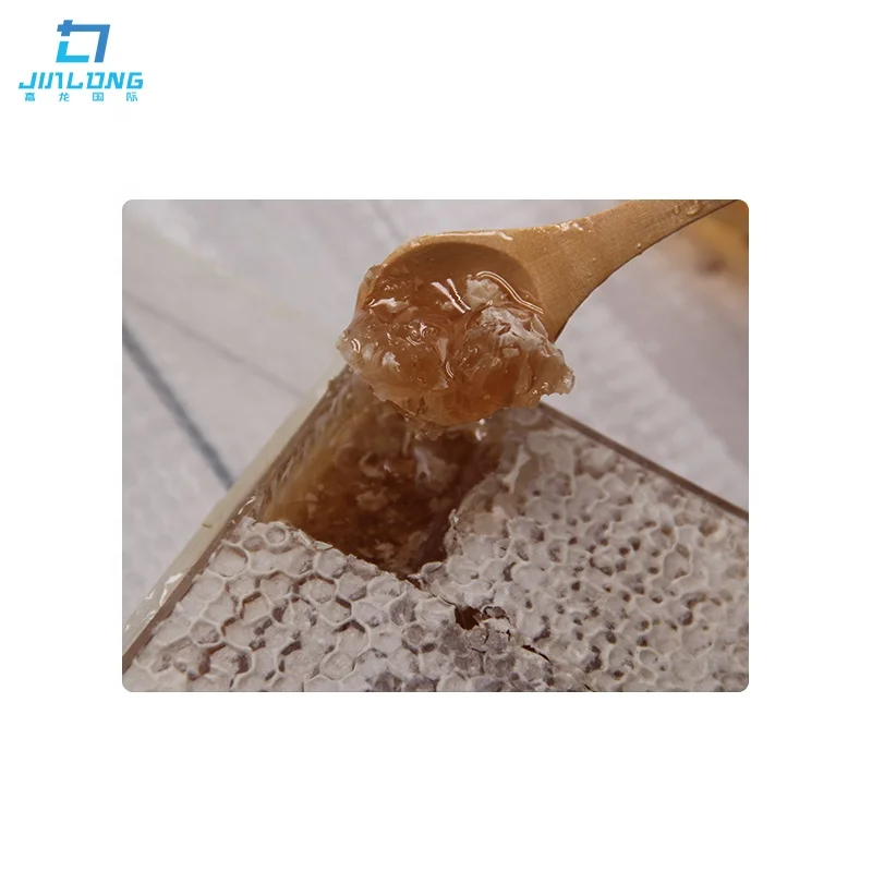Best quality raw bee wax hive comb honey in cassette box package