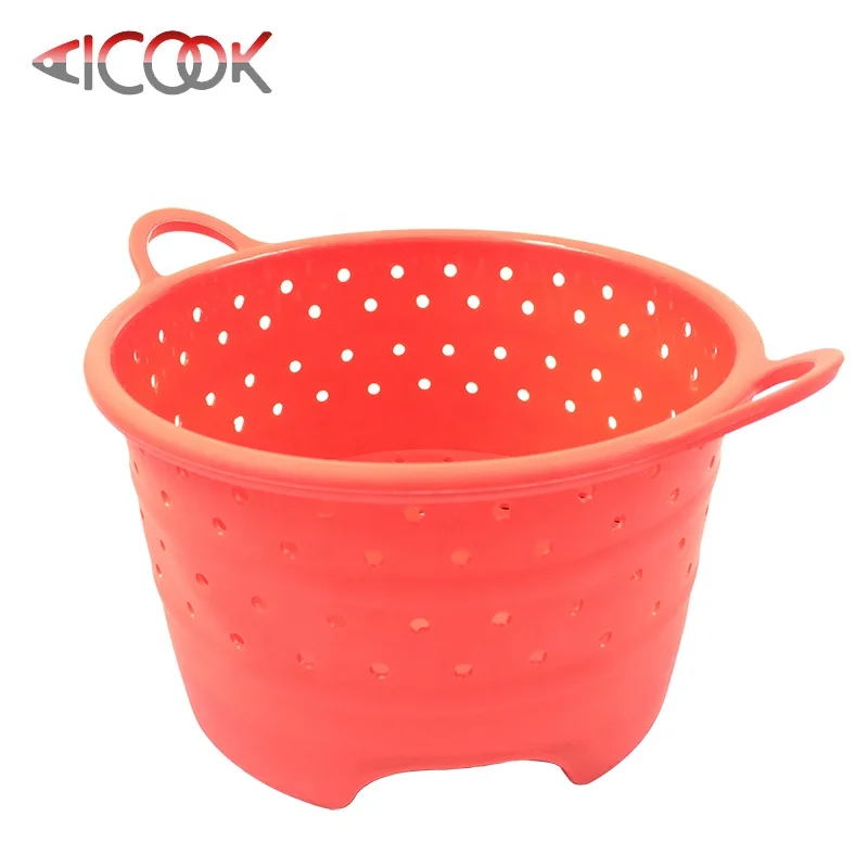 BPA Бесплатно Силиконовый мгновенный Пароварка с вешалкой