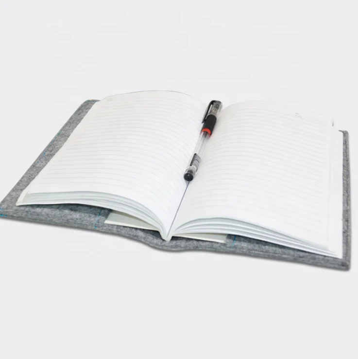 
Creative school students notebook cover design waterproof non-woven felt book cover with custom logo 
