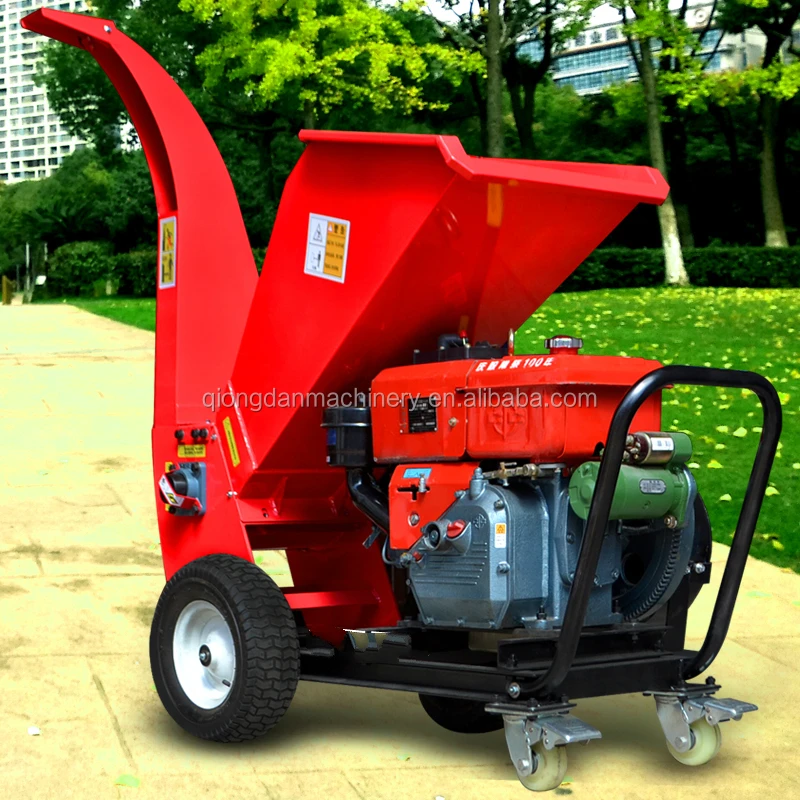 Agricultural waste grinder cotton stalk crusher coconut husk tree branches shredder machine from China wood cutting machine