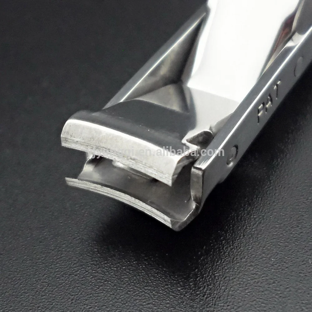 Folding Stainless Steel Nail Clipper Finger Cutter  Nail Trimming Tool Souvenir Nail Clipper Metal Keychain with Handle Lock
