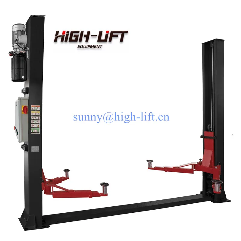 CE approved 4000kgs Electrical Released  Basefloor 2 Post Car Lifts car Hoisting machine