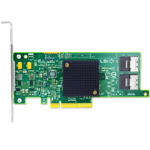 LSI SAS 9207-8i HOST BUS АДАПТЕР LSI00301 SAS HBA H5-25412-00 6 Гбит / с SAS + SATA