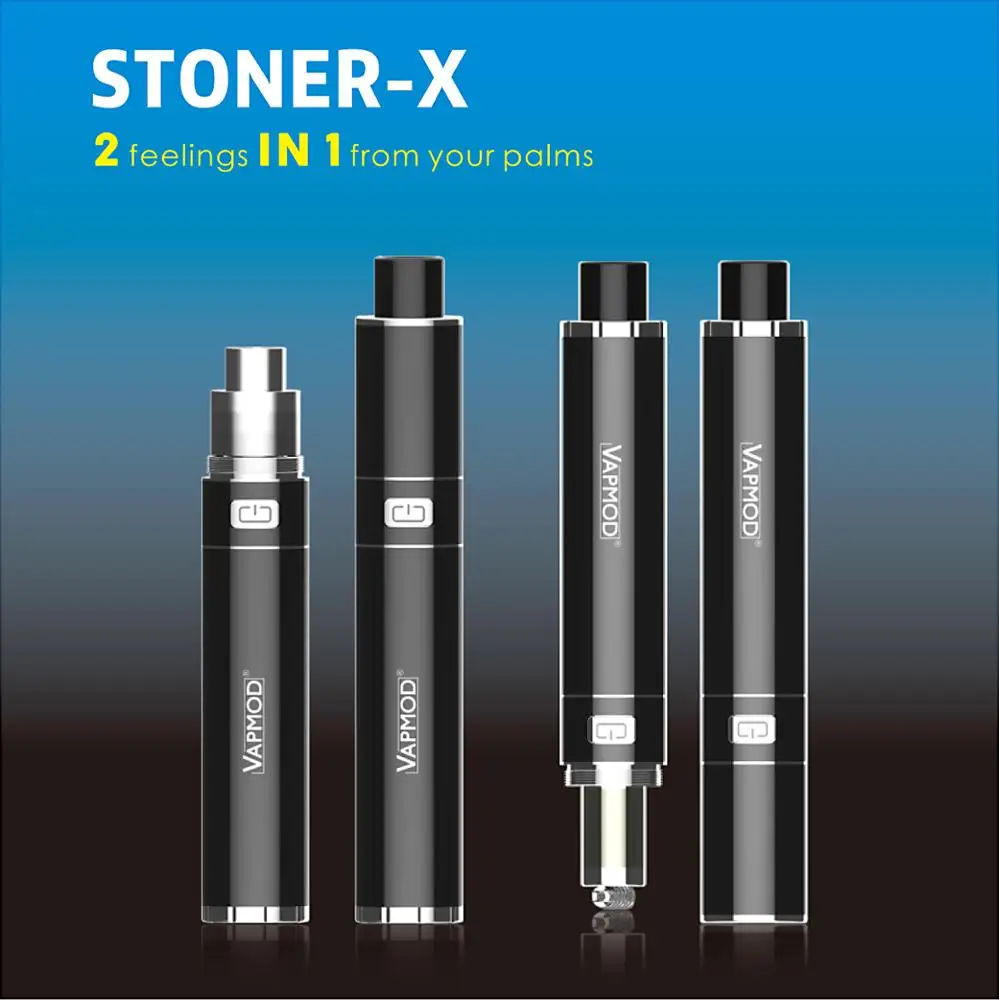 
Vapmodtech 2 in 1 vape pen e cig vaporizer stomer-x vaporizer 510 wax atomizer 