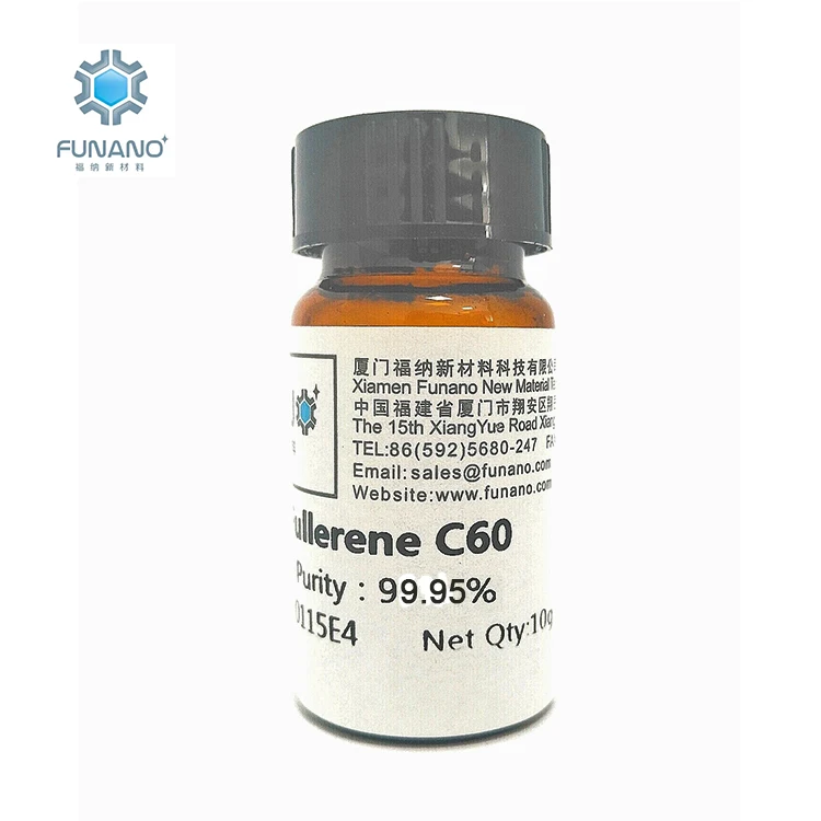 Косметический карбоновый порошок Funano C60 высокой чистоты 99.95% с промышленными промежуточными химическими веществами сырье 99,95