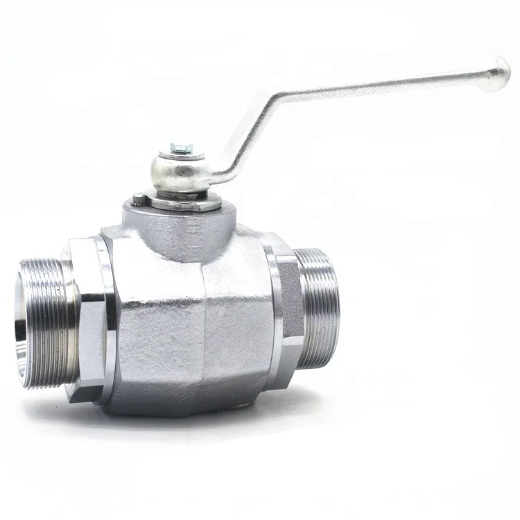 Hydraulic components stainless steel 316 high pressure 3000psi ball valve 2 way stainless steel ball valve gas valve